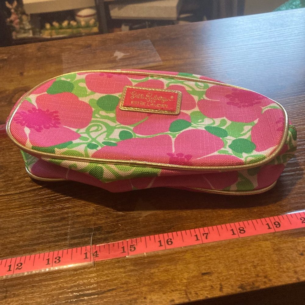 Lilly Pulitzer for Estee Lauder empty makeup bag